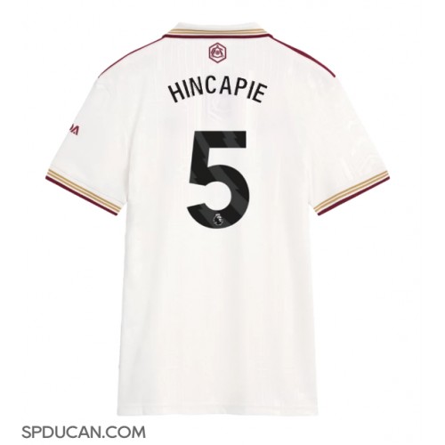 Zenski Nogometni Dres Arsenal Piero Hincapie #5 Rezervni 2025-26 Kratak Rukav